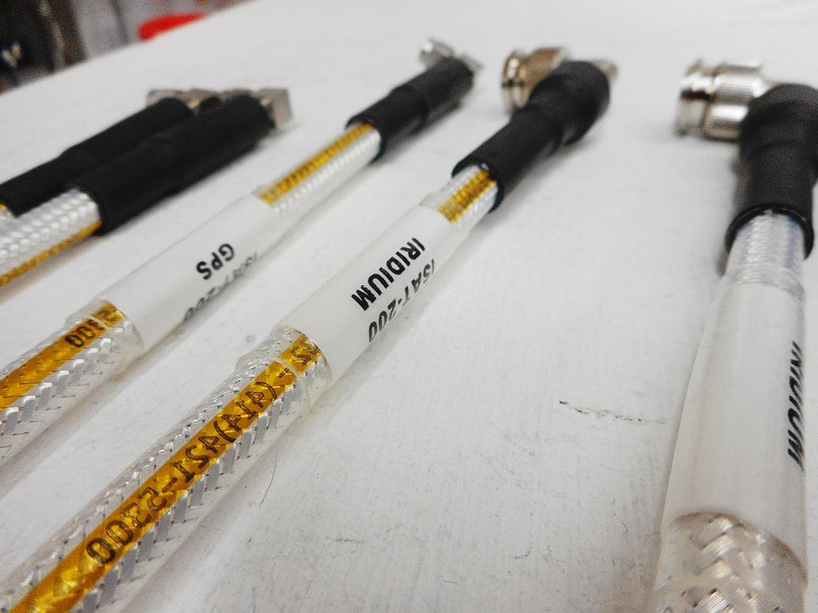 Laser-marked wire with printed identification