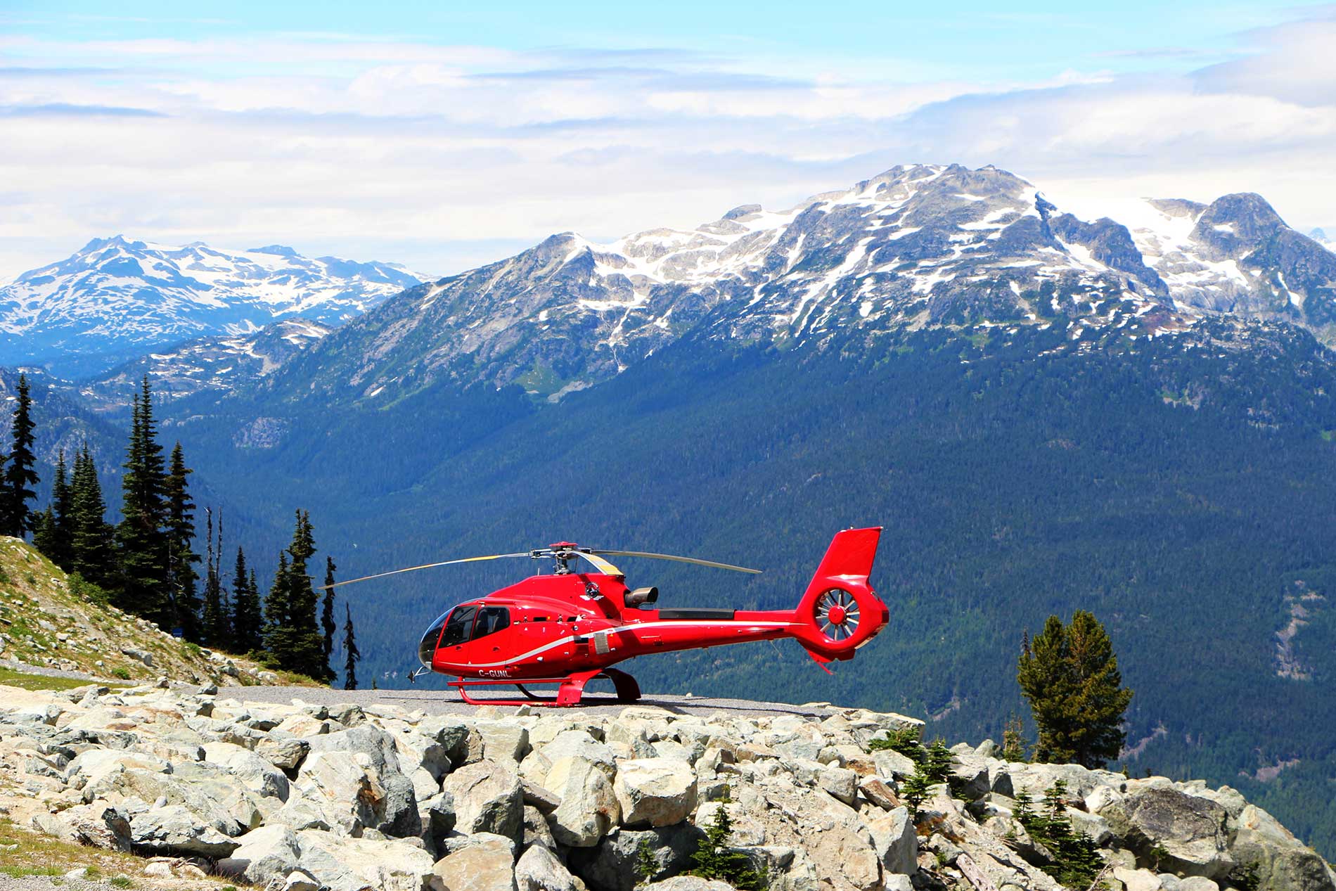 Helicopter on the ground, the kind of rotary-wing aircraft IAS teams work on